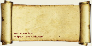 Andjelina Udovičić vizit kartica